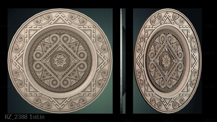 रोज़ेट (RZ_2388) सीएनसी मशीन के लिए 3D मॉडल