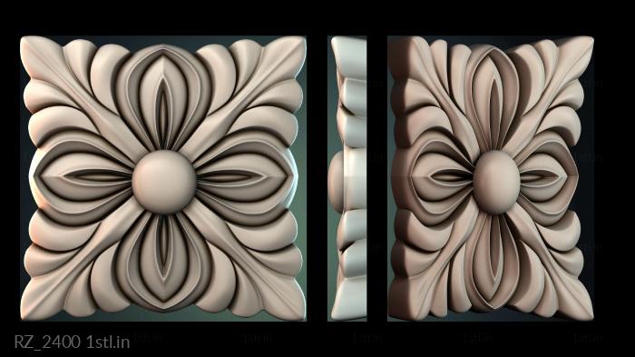 रोज़ेट (RZ_2400) सीएनसी मशीन के लिए 3D मॉडल