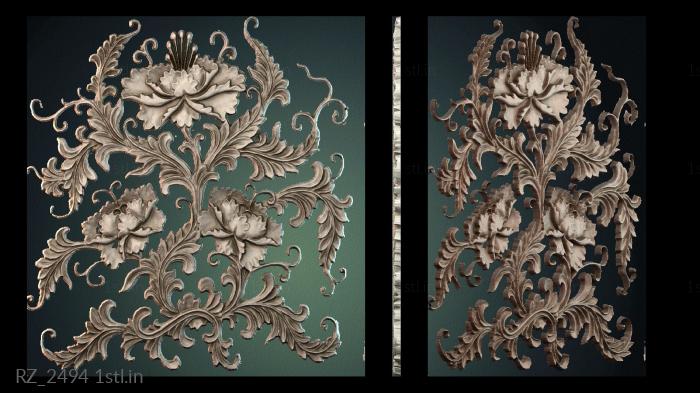 रोज़ेट (RZ_2494) सीएनसी मशीन के लिए 3D मॉडल