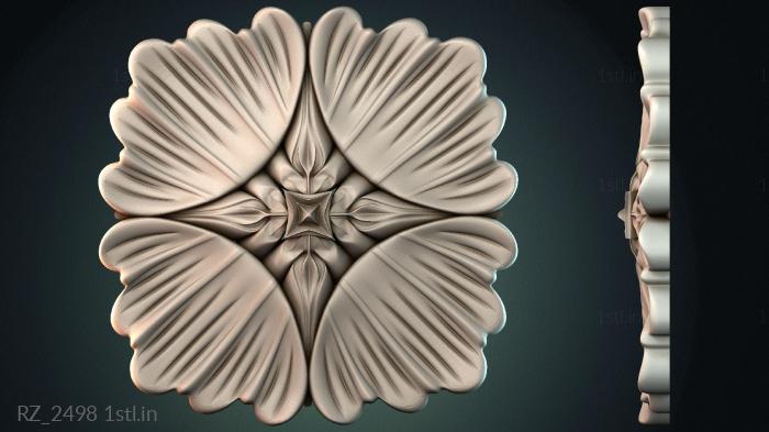 रोज़ेट (RZ_2498) सीएनसी मशीन के लिए 3D मॉडल