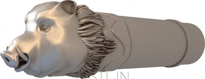 हैंडल (RKT_0008) सीएनसी मशीन के लिए 3D मॉडल
