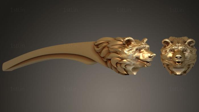 Handle (RKT_0020) 3D model for CNC machine