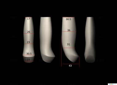 Handle (RKT_0039) 3D model for CNC machine