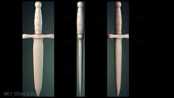 Handle (RKT_0164) 3D model for CNC machine