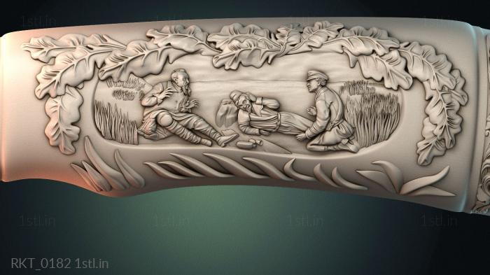 Handle (RKT_0182) 3D model for CNC machine