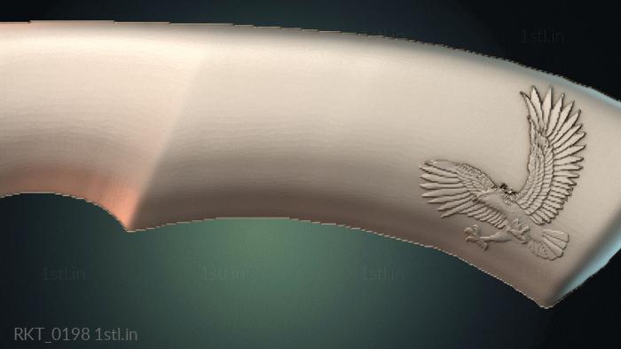 Handle (RKT_0198) 3D model for CNC machine