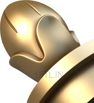 Finial (SHS_0008) 3D model for CNC machine