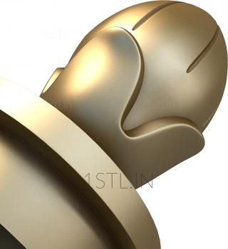 Finial (SHS_0008) 3D model for CNC machine