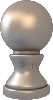 Finial (SHS_0022) 3D model for CNC machine