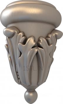 Finial (SHS_0027) 3D model for CNC machine