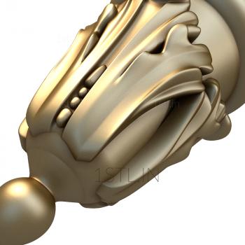 Finial (SHS_0027) 3D model for CNC machine