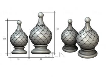 Finial (SHS_0031) 3D model for CNC machine