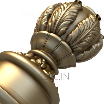 Finial (SHS_0035) 3D model for CNC machine