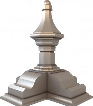 Finial (SHS_0049) 3D model for CNC machine