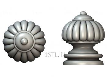 Finial (SHS_0054) 3D model for CNC machine