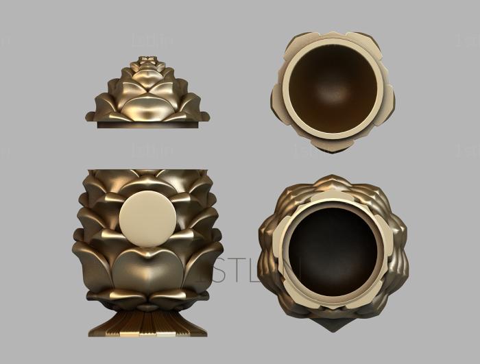 कलश (SHS_0056) सीएनसी मशीन के लिए 3D मॉडल