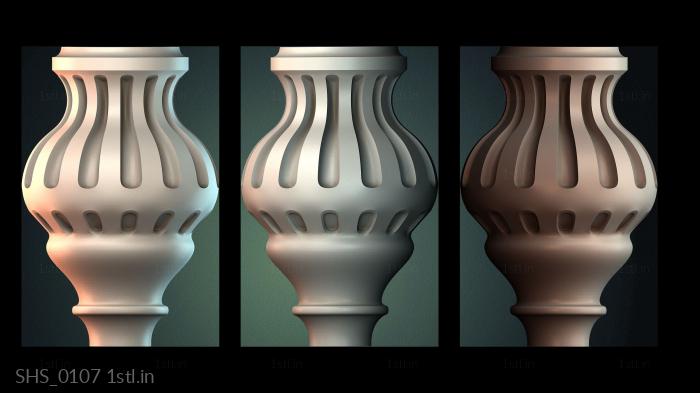 कलश (SHS_0107) सीएनसी मशीन के लिए 3D मॉडल