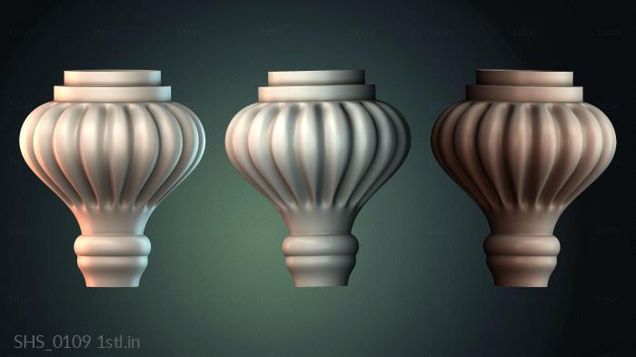 कलश (SHS_0109) सीएनसी मशीन के लिए 3D मॉडल