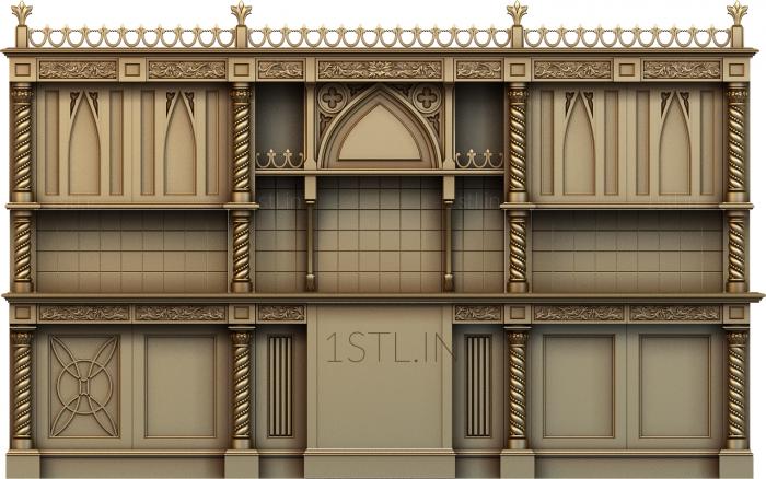 Cupboard (SHK_0016) 3D model for CNC machine