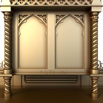 Cupboard (SHK_0017) 3D model for CNC machine