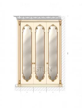 Cupboard (SHK_0095) 3D model for CNC machine