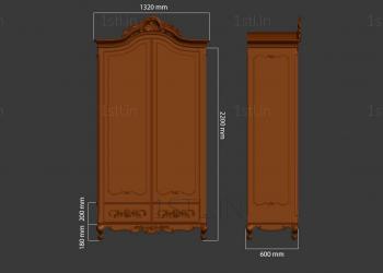 Cupboard (SHK_0100) 3D model for CNC machine