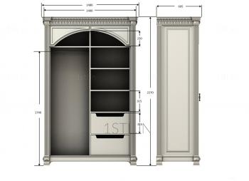 Cupboard (SHK_0107) 3D model for CNC machine