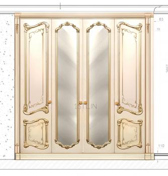 Cupboard (SHK_0117) 3D model for CNC machine