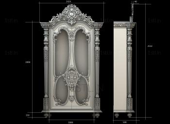 Cupboard (SHK_0118) 3D model for CNC machine