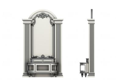 Cupboard (SHK_0150) 3D model for CNC machine