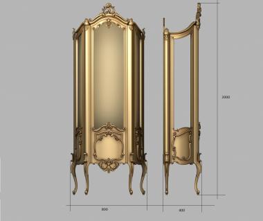 Cupboard (SHK_0153) 3D model for CNC machine