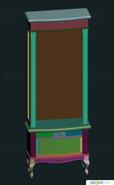 Cupboard (SHK_0154) 3D model for CNC machine