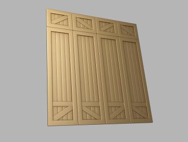 Cupboard (SHK_0155) 3D model for CNC machine