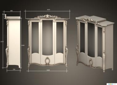 Cupboard (SHK_0168) 3D model for CNC machine