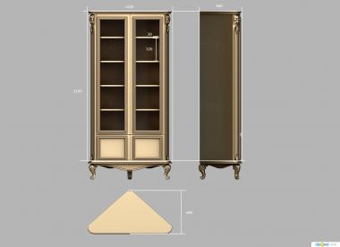 Cupboard (SHK_0175) 3D model for CNC machine