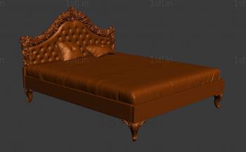 Headboard (SK_0005) 3D model for CNC machine