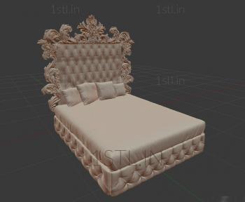 Headboard (SK_0013) 3D model for CNC machine