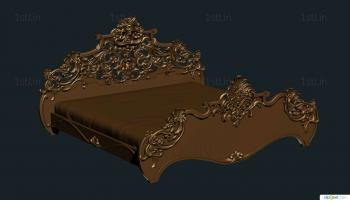 Headboard (SK_0022) 3D model for CNC machine