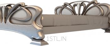 Headboard (SK_0034) 3D model for CNC machine