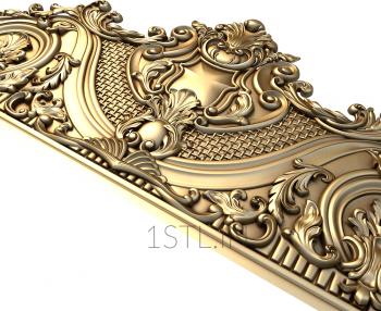 Headboard (SK_0050) 3D model for CNC machine