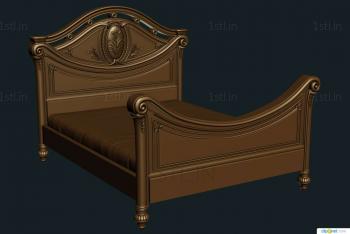 Headboard (SK_0062) 3D model for CNC machine