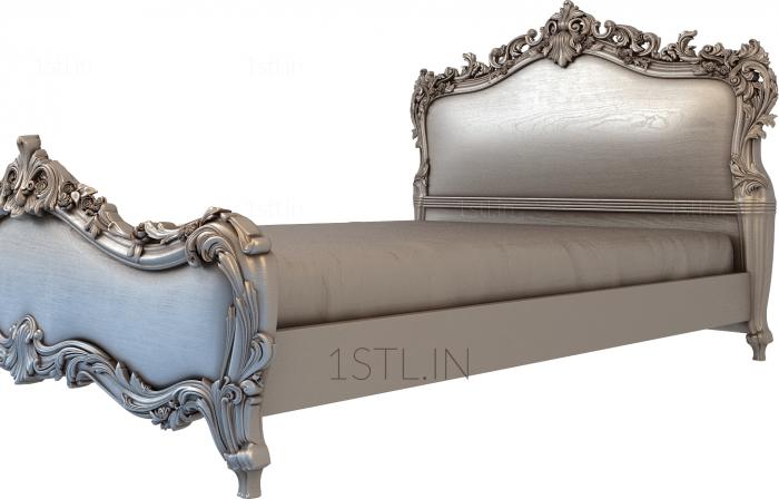 Headboard (SK_0099) 3D model for CNC machine