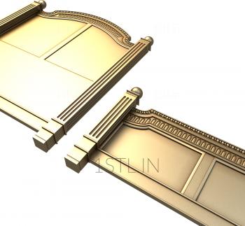 Headboard (SK_0102) 3D model for CNC machine