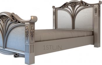 Headboard (SK_0117) 3D model for CNC machine