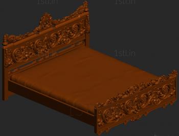 Headboard (SK_0122) 3D model for CNC machine