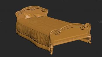 Headboard (SK_0125) 3D model for CNC machine