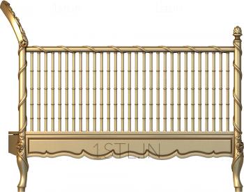 Headboard (SK_0133) 3D model for CNC machine