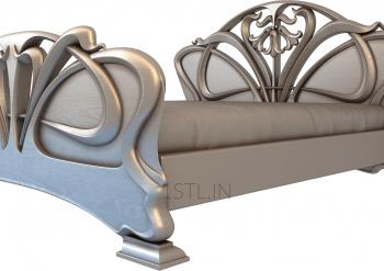 Headboard (SK_0137) 3D model for CNC machine