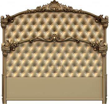 Headboard (SK_0164) 3D model for CNC machine