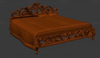 Headboard (SK_0170) 3D model for CNC machine